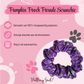 Pumpkin Pooch Parade Scrunchie Features