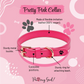 Pretty Pink Leather Collar Features