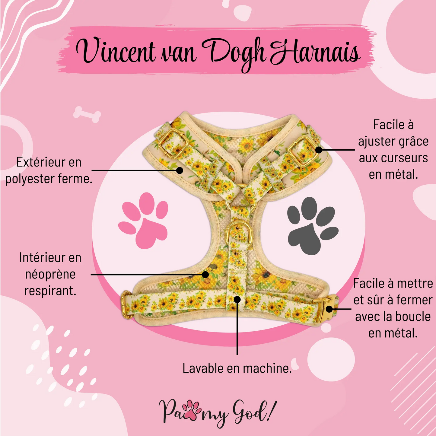 Vincent van Dogh Harness Features