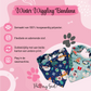 Winter Wiggling Bandana Features