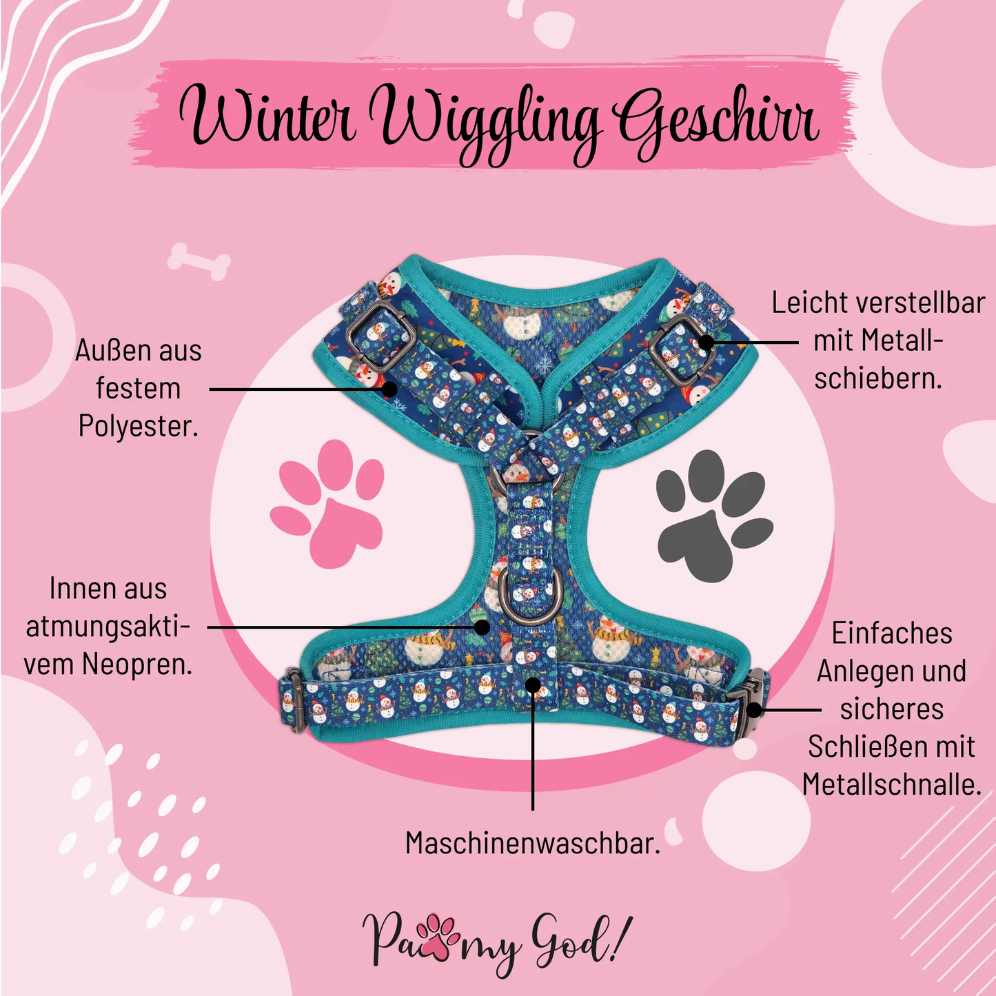 Winter Wiggling Harness Features