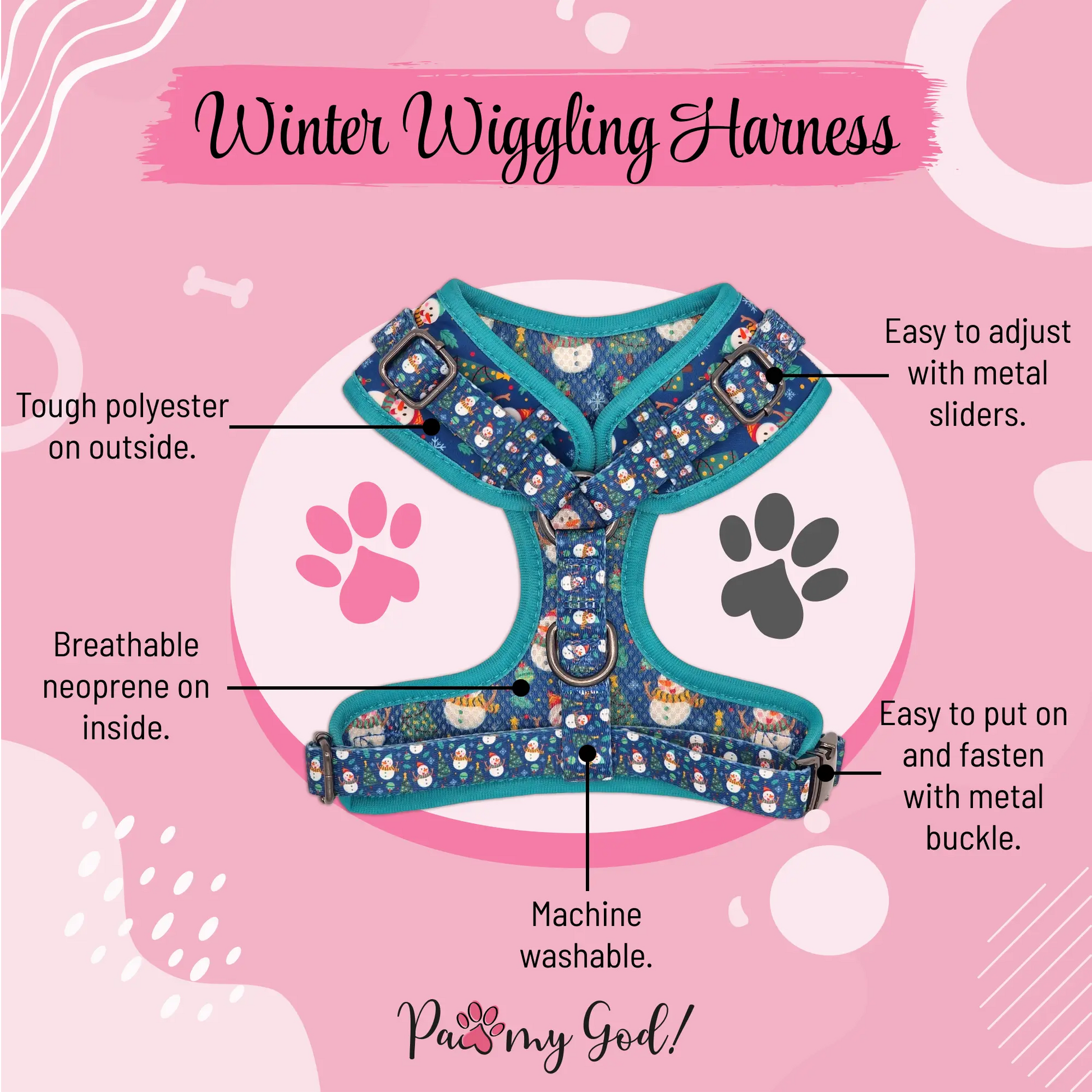 Winter Wiggling Harness Features