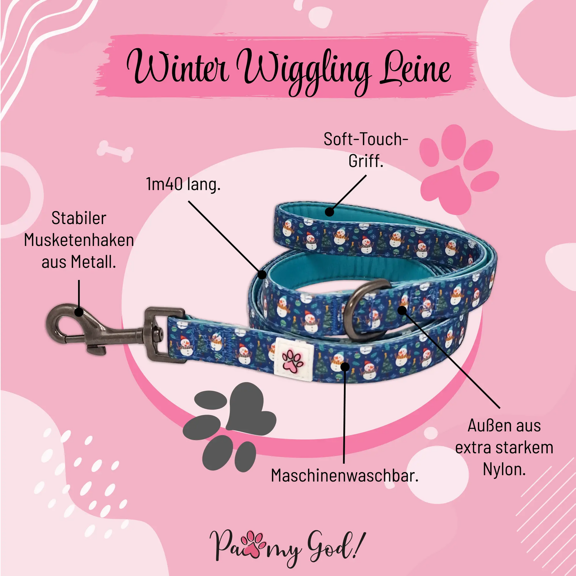 Winter Wiggling Leash Features