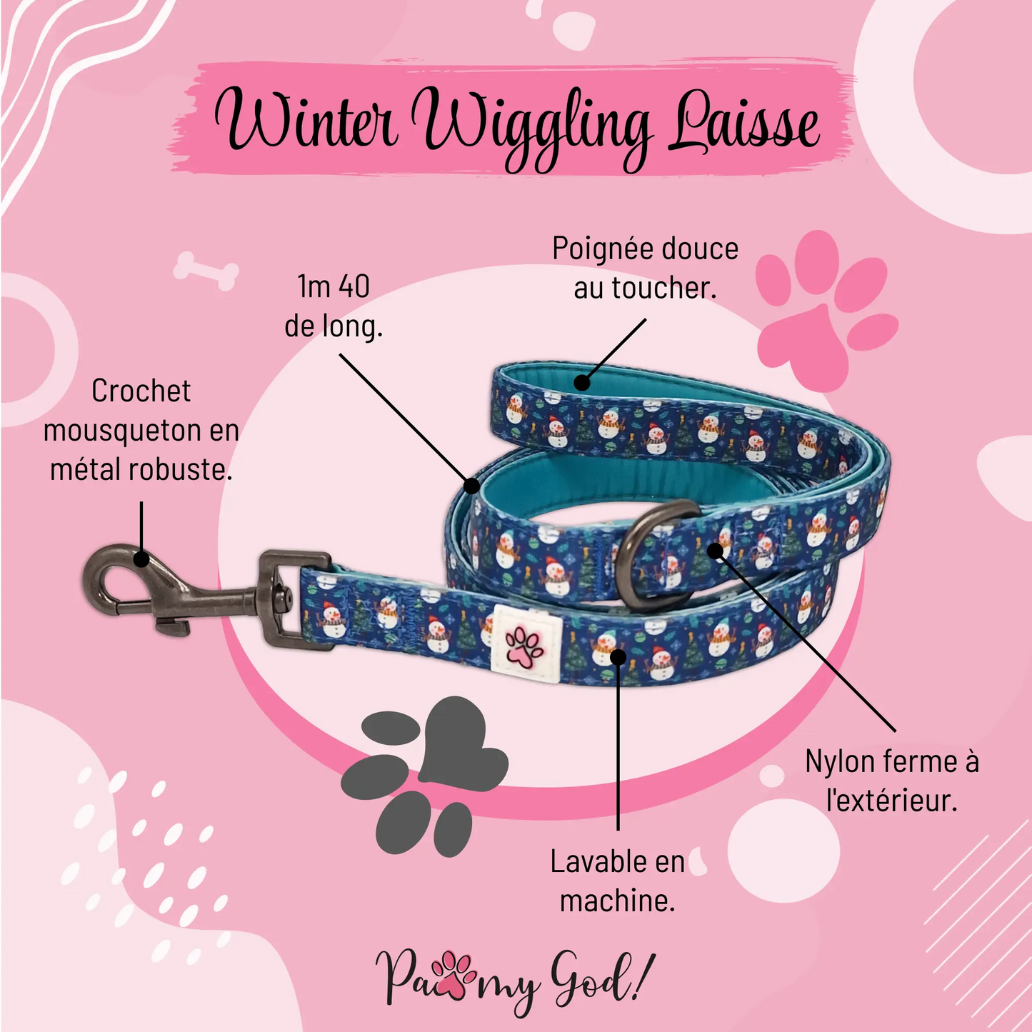 Winter Wiggling Leash Features